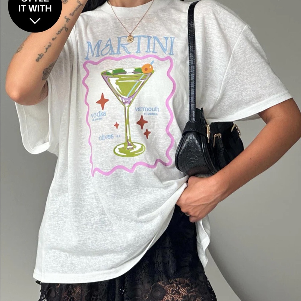 Princess Polly Martini Oversized Tee 🍸